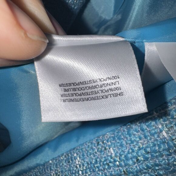 NWT Anne Klein Siren Blue Tweed Open Front Career Jacket Blazer Size S $139 - Picture 9 of 10